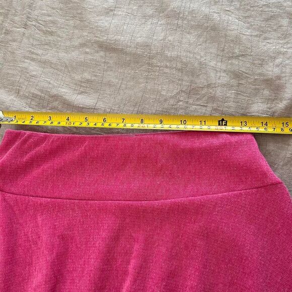 Vintage y2k 2000s Hot pink stretchy circle pull on mini skirt small - Picture 7 of 7